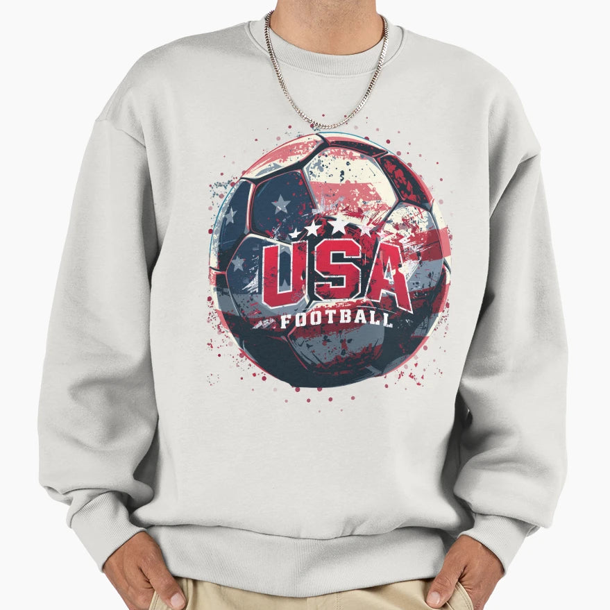 Usa Football Sweatshirt - Streetwear Style Unisex - T-Shirt, Sweatshirt, Hoodie