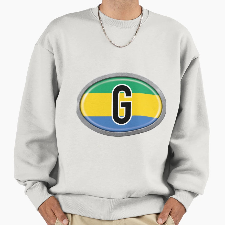 Gabon International Vehicle Sweatshirt - Casual Everyday Wear Men Women - T-Shirt, Sweatshirt, Hoodie