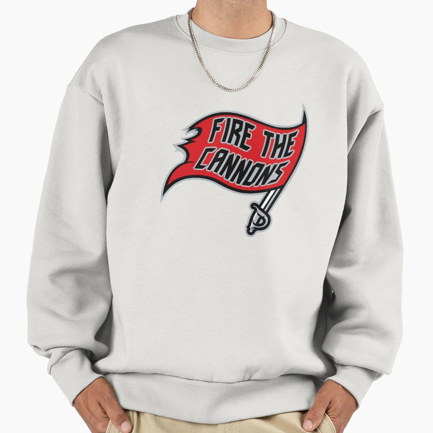 Fire Cannons Sweatshirt - Aesthetic Graphic Men Women - T-Shirt, Sweatshirt, Hoodie