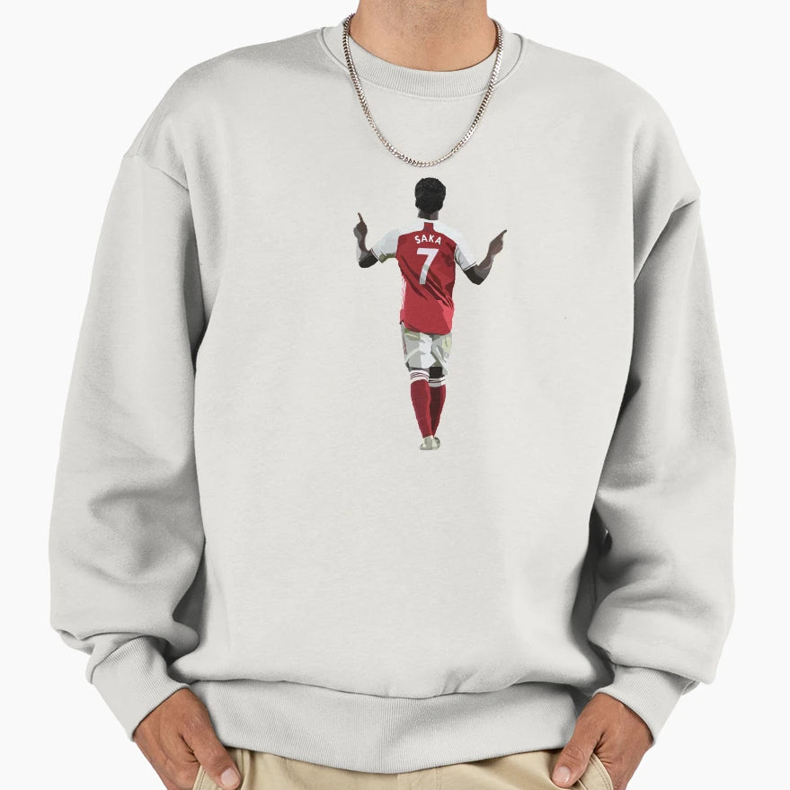 Bukayo Saka Sweatshirt - Unique Graphic for Adults - T-Shirt, Sweatshirt, Hoodie