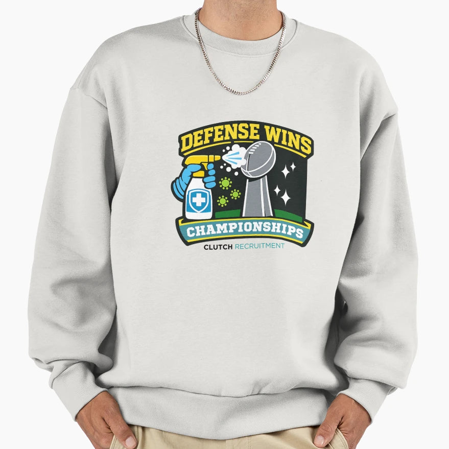 Defense Wins Championships Sweatshirt - Unique Graphic Unisex - T-Shirt, Sweatshirt, Hoodie