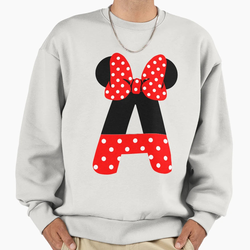 Minnie Monogram Sweatshirt - Aesthetic Graphic Men Women - T-Shirt, Sweatshirt, Hoodie