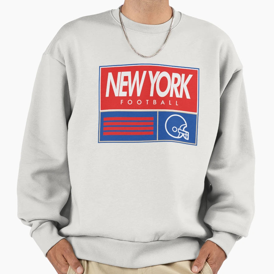 New York Football Sweatshirt - Fun Novelty Design Unisex - T-Shirt, Sweatshirt, Hoodie
