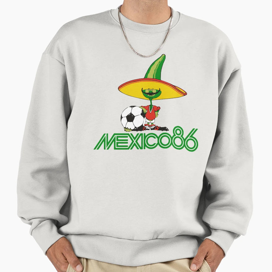 Mexico 86 Piquet Sweatshirt - Minimalist Print for Adults - T-Shirt, Sweatshirt, Hoodie