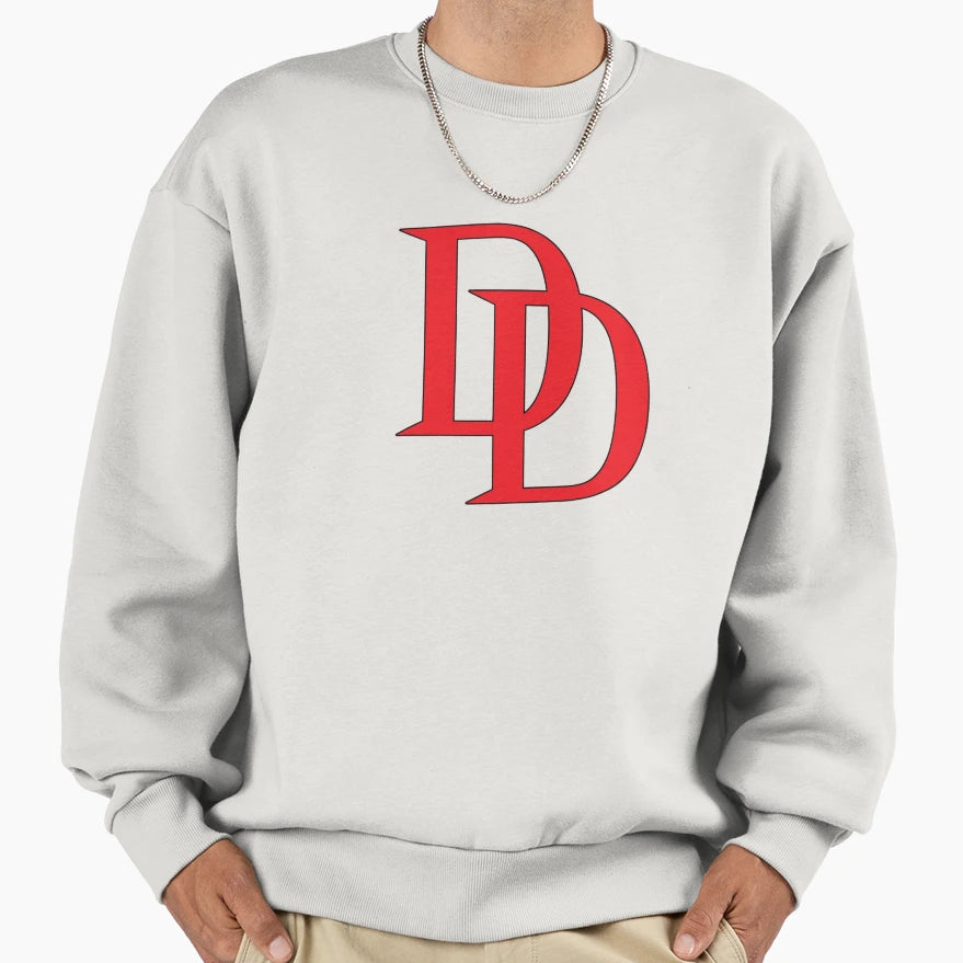 Daredevil Logo Sweatshirt - Minimalist Print Men Women - T-Shirt, Sweatshirt, Hoodie