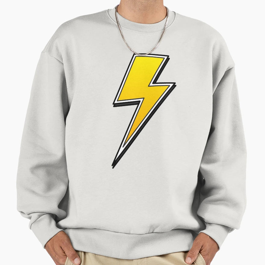 Lightning Bolt Yellow 1 Sweatshirt - Casual Everyday Wear for Adults - T-Shirt, Sweatshirt, Hoodie