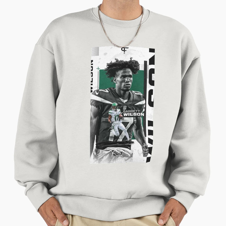 Garrett Wilson Sweatshirt - Minimalist Print Unisex - T-Shirt, Sweatshirt, Hoodie