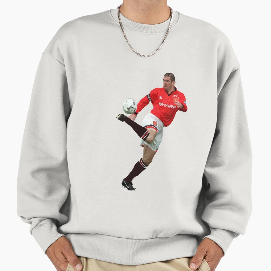 King Cantona Sweatshirt - Trendy Graphic Unisex - T-Shirt, Sweatshirt, Hoodie
