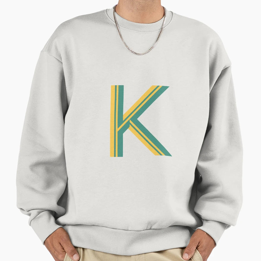 Illustration Hand Drawing Letter K Sweatshirt - Novelty Apparel Unisex - T-Shirt, Sweatshirt, Hoodie