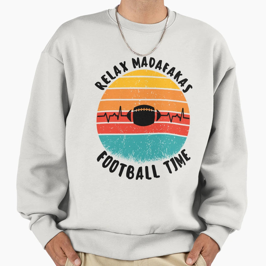 Funny Football Madafakas Rugby Lovers Sweatshirt - Graphic Print Unisex - T-Shirt, Sweatshirt, Hoodie