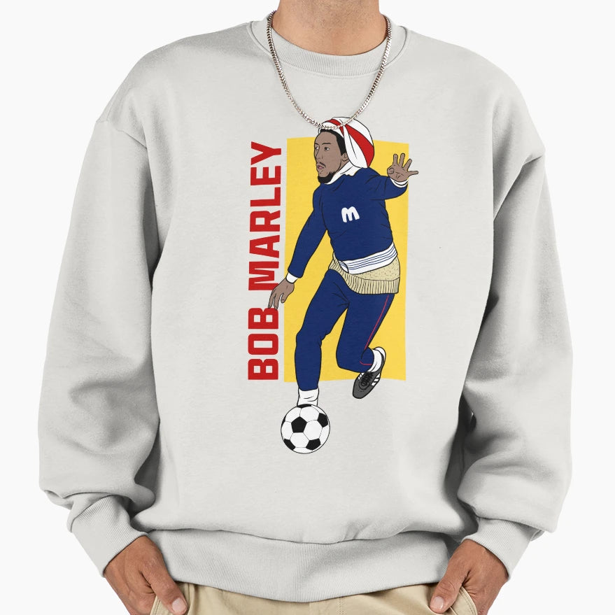 Fc Bob Marley Sweatshirt - Casual Everyday Wear for Adults - T-Shirt, Sweatshirt, Hoodie