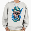 Nautical Goth Pirate Skull Dark Sweatshirt - Novelty Apparel Unisex - T-Shirt, Sweatshirt, Hoodie