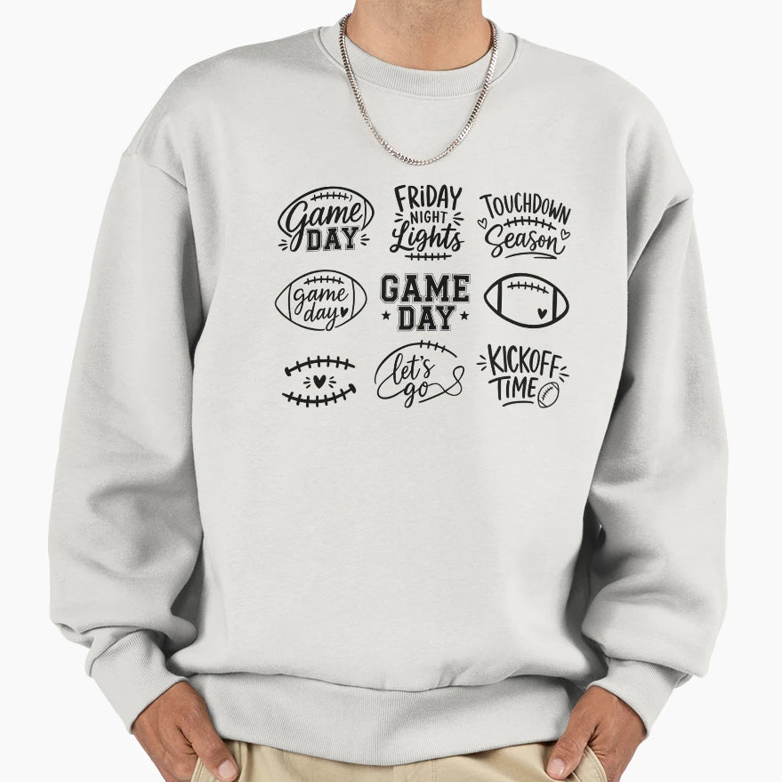 Game Day Football Friday Night Lights T-Shirt - Unique Graphic Unisex - T-Shirt, Sweatshirt, Hoodie