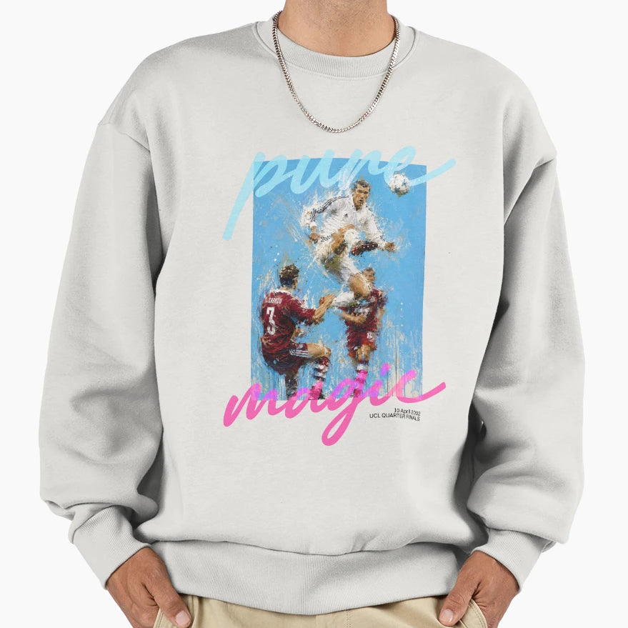 Pure Magic Football Legend Sweatshirt - Aesthetic Graphic Men Women - T-Shirt, Sweatshirt, Hoodie
