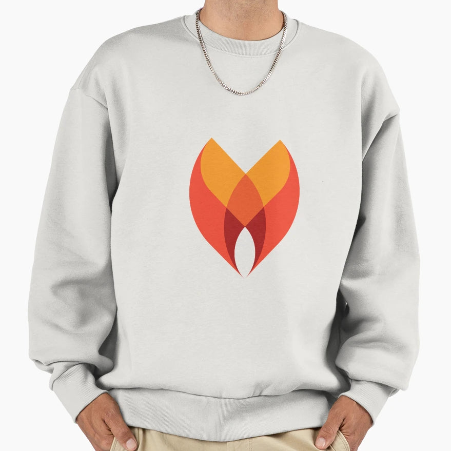 Fire Multiply Logo Sweatshirt - Casual Everyday Wear for Adults - T-Shirt, Sweatshirt, Hoodie