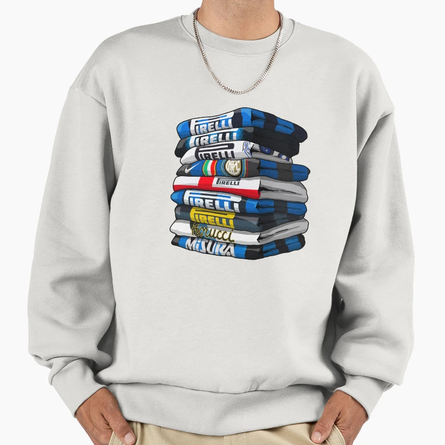 Inter Milan Sweatshirt - Novelty Apparel for Adults - T-Shirt, Sweatshirt, Hoodie