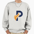 Illustration Letter P Flaming Fire Sweatshirt - Trendy Graphic Men Women - T-Shirt, Sweatshirt, Hoodie