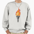 Olympic Flame Burning Brightly Torch Sweatshirt - Streetwear Style Unisex - T-Shirt, Sweatshirt, Hoodie