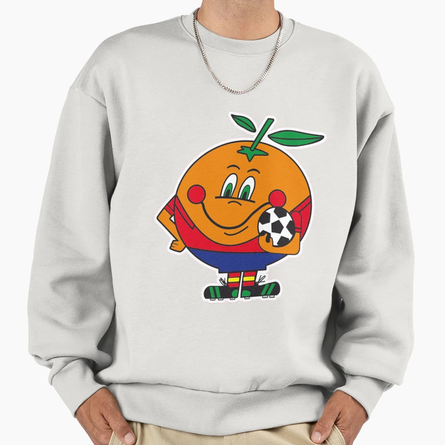 Naranjito World Cup 1982 Soccer Spain Sweatshirt - Graphic Print Men Women - T-Shirt, Sweatshirt, Hoodie