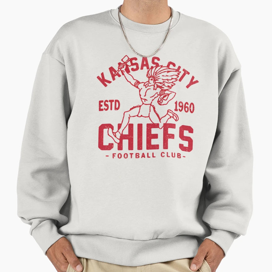 Kansas City Chiefs Sweatshirt - Custom Art Print Men Women - T-Shirt, Sweatshirt, Hoodie