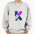 Letter K Feather Logo Sweatshirt - Fun Novelty Design for Adults - T-Shirt, Sweatshirt, Hoodie