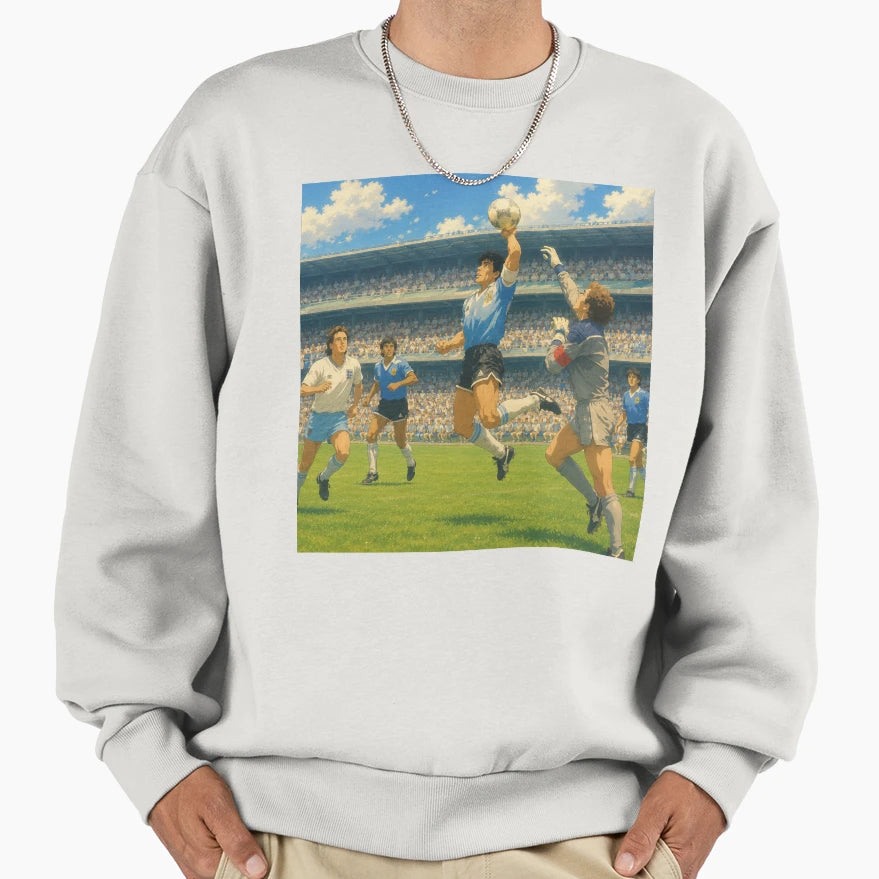 Hand Diego Sweatshirt - Custom Art Print for Adults - T-Shirt, Sweatshirt, Hoodie