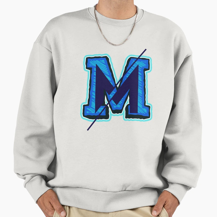 Colorful Bold And Stylistic Letter M Sweatshirt - Aesthetic Graphic Unisex - T-Shirt, Sweatshirt, Hoodie