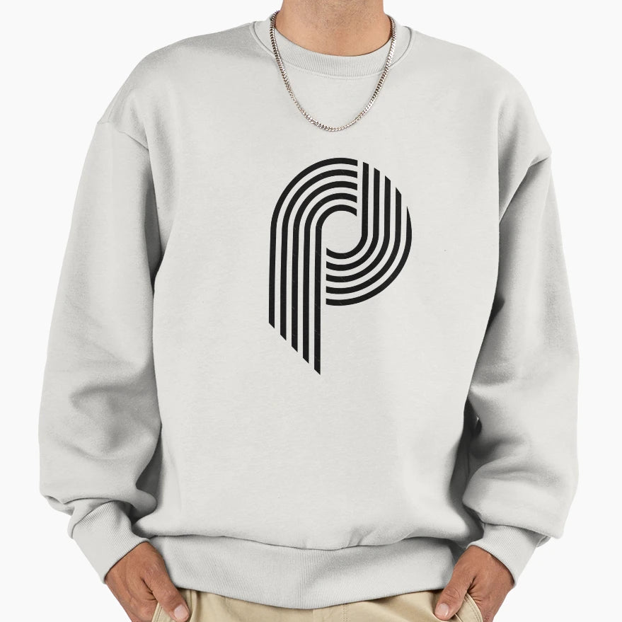 Portland P Red Sweatshirt - Aesthetic Graphic Unisex - T-Shirt, Sweatshirt, Hoodie