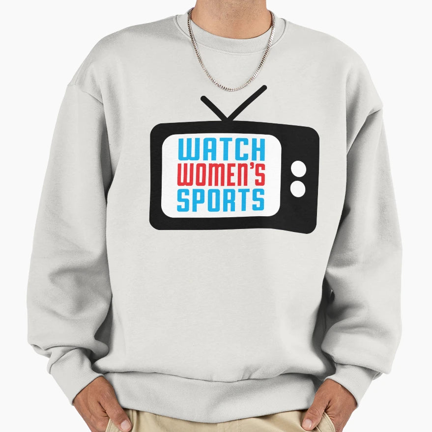 Watch Womens Sports Sweatshirt - Minimalist Print Men Women - T-Shirt, Sweatshirt, Hoodie