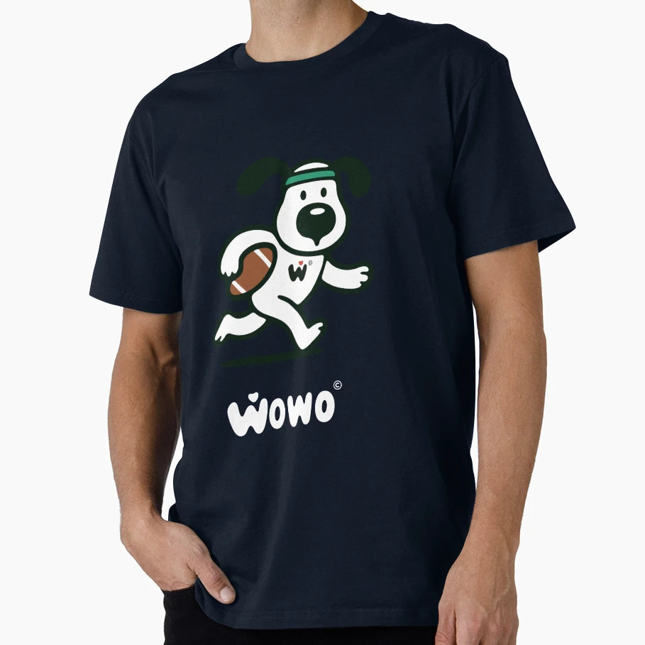 Wowo Rugby 3 T-Shirt - Minimalist Print for Adults - T-Shirt, Sweatshirt, Hoodie