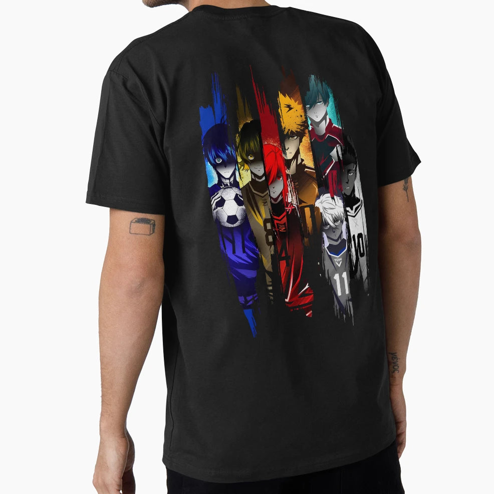 Blue Lock Anime Characters Split Art T-Shirt - Streetwear Style for Adults - T-Shirt, Sweatshirt, Hoodie