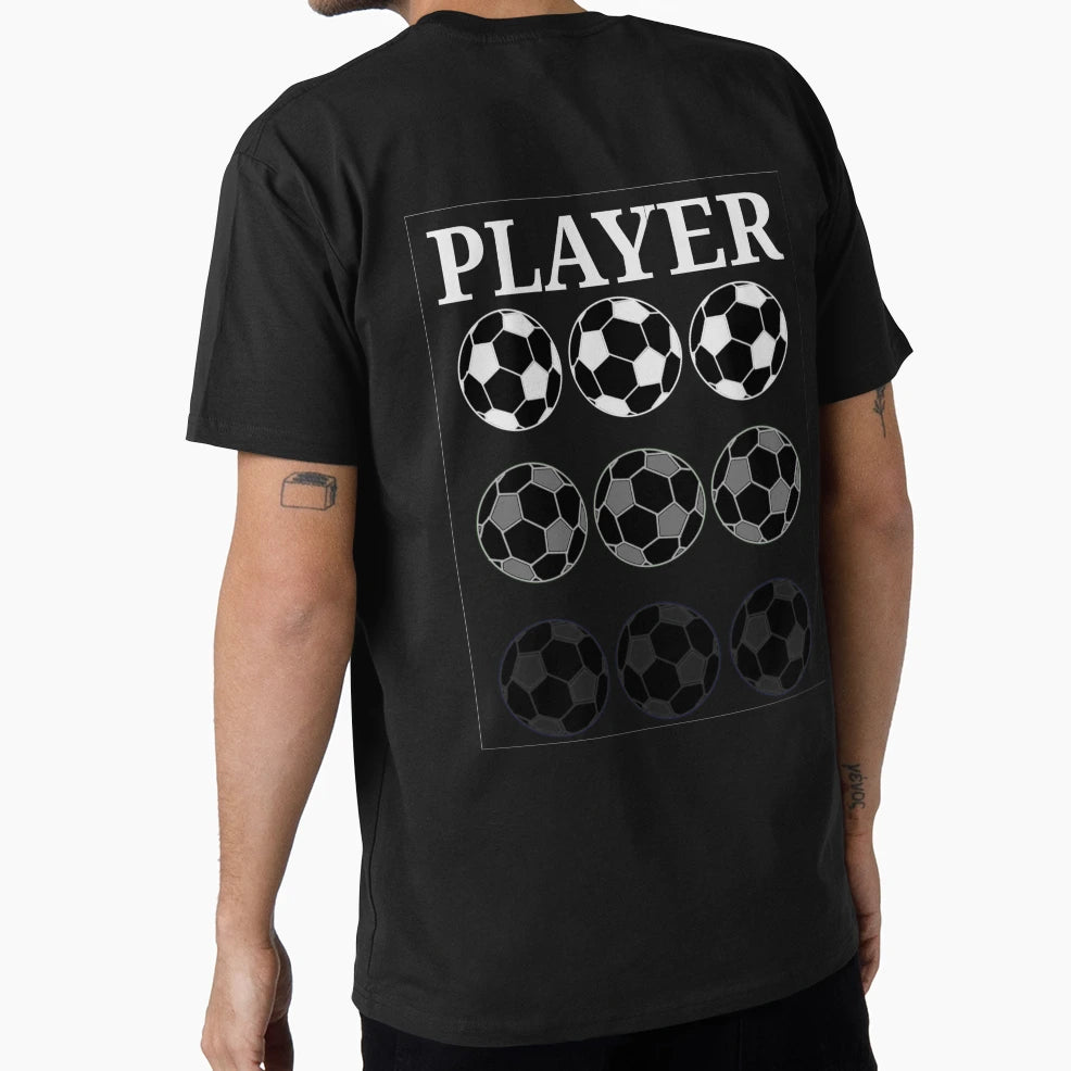 Soccer Football Player Text 2 0 T-Shirt - Unique Graphic Men Women - T-Shirt, Sweatshirt, Hoodie