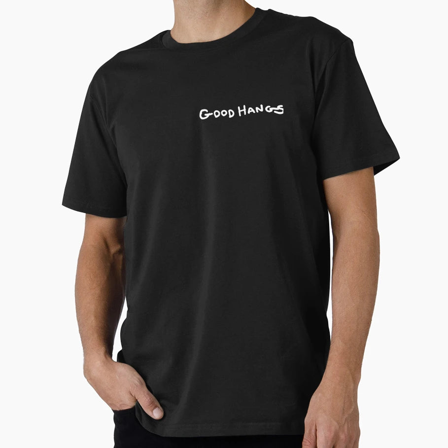 Good Hangs White T-Shirt - Minimalist Print Unisex - T-Shirt, Sweatshirt, Hoodie