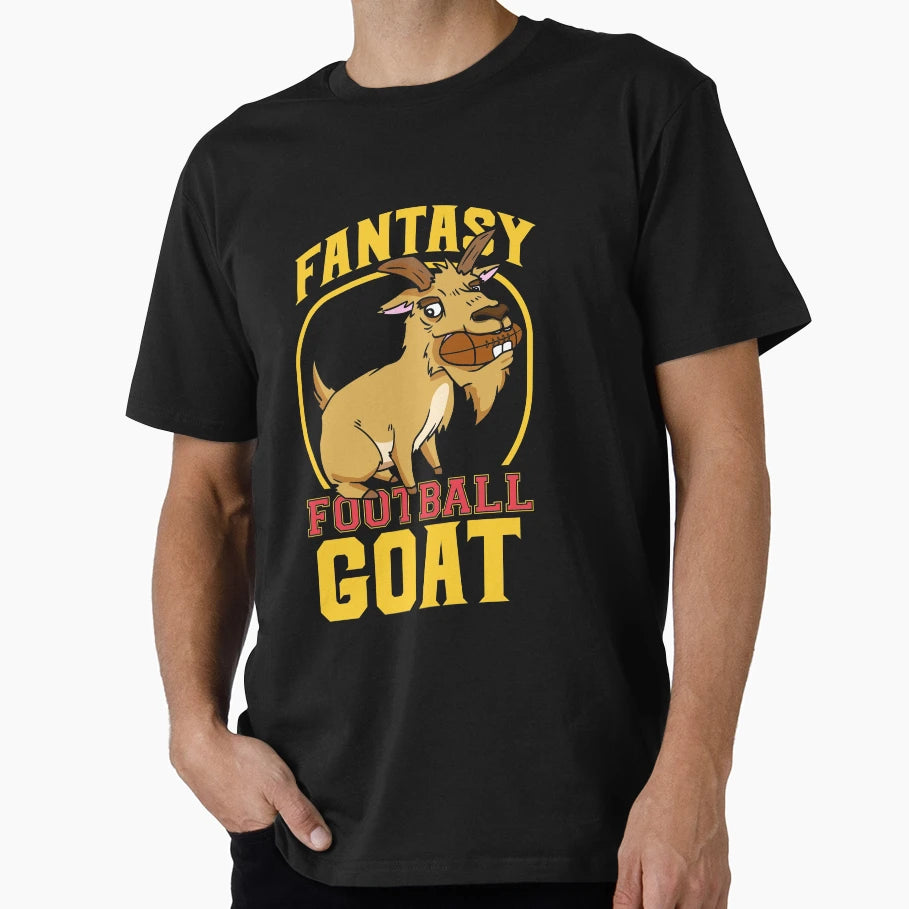 Funny Fantasy Football Goat Champion T-Shirt - Graphic Print for Adults - T-Shirt, Sweatshirt, Hoodie