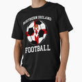 Soccer Ball Northern Ireland Soccer T-Shirt - Aesthetic Graphic Unisex - T-Shirt, Sweatshirt, Hoodie