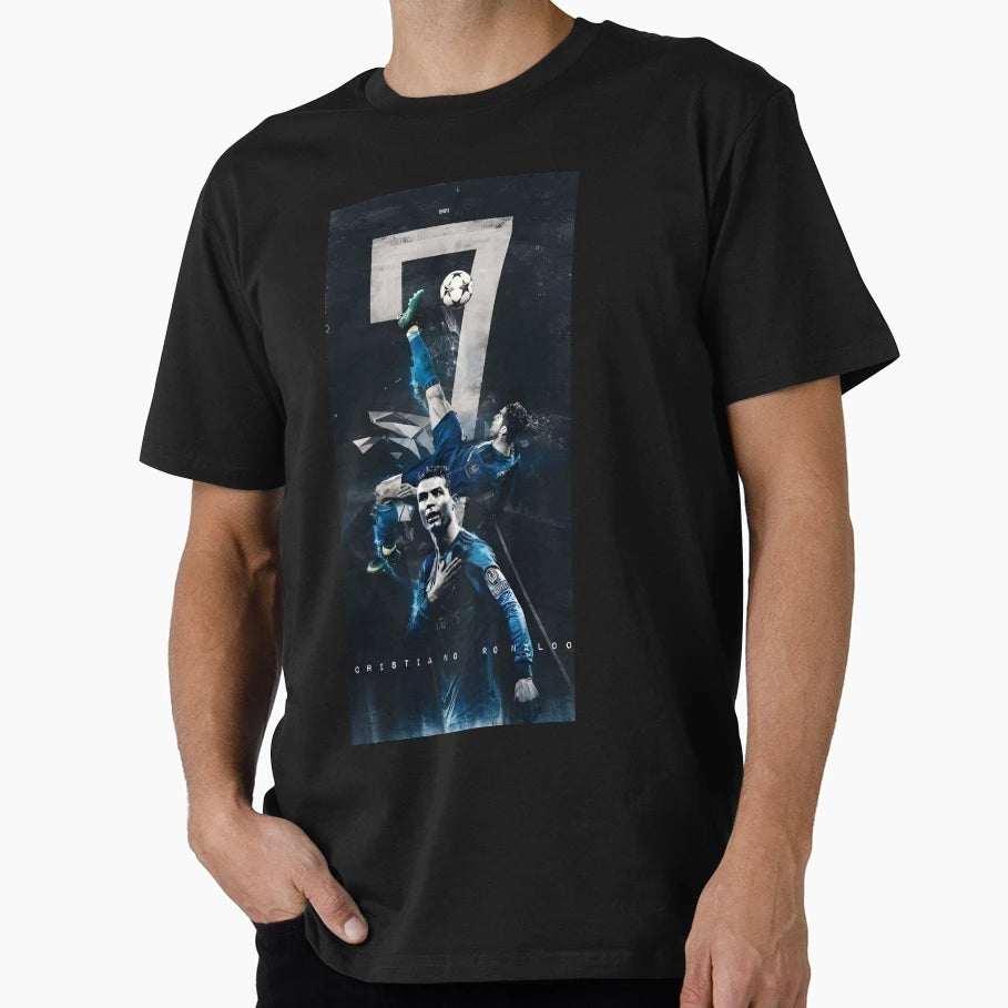 Cristiano Ronaldo Cr7 Football T-Shirt - Novelty Apparel Men Women - T-Shirt, Sweatshirt, Hoodie