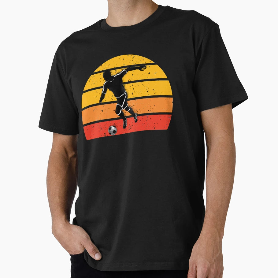 Soccer Sunset T-Shirt - Unique Graphic for Adults - T-Shirt, Sweatshirt, Hoodie