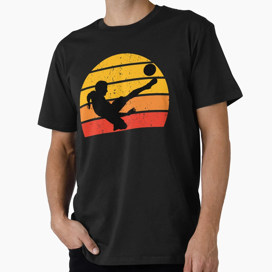 Soccer Sunset T-Shirt - Graphic Print Unisex - T-Shirt, Sweatshirt, Hoodie