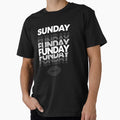 Sunday Funday Chicage Football T-Shirt - Fun Novelty Design Unisex - T-Shirt, Sweatshirt, Hoodie
