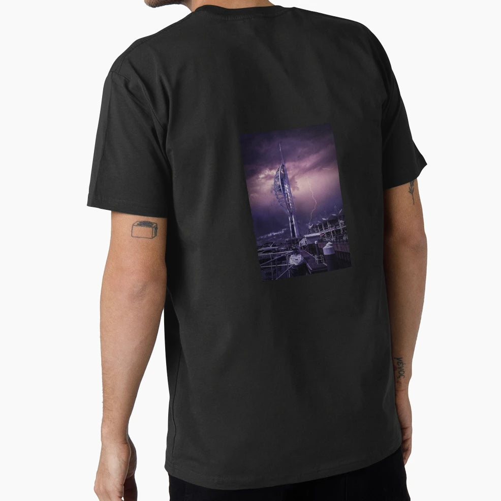Lightning Tower T-Shirt - Novelty Apparel Unisex - T-Shirt, Sweatshirt, Hoodie
