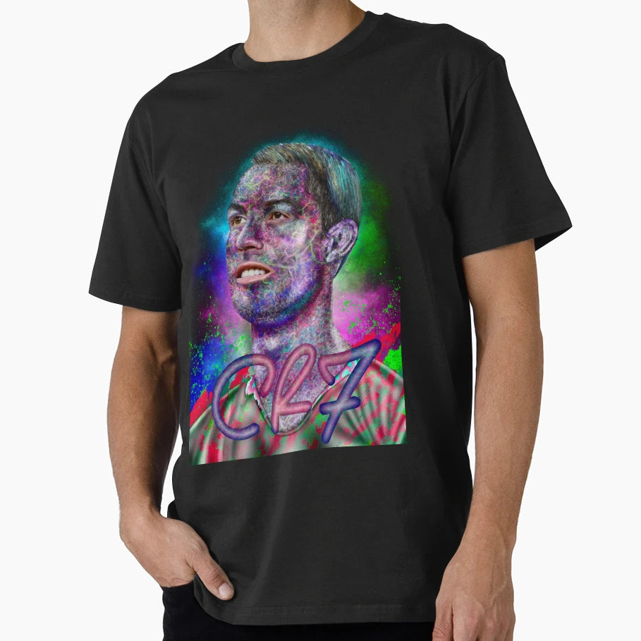 Cr7 Expressionism T-Shirt - Fun Novelty Design Unisex - T-Shirt, Sweatshirt, Hoodie
