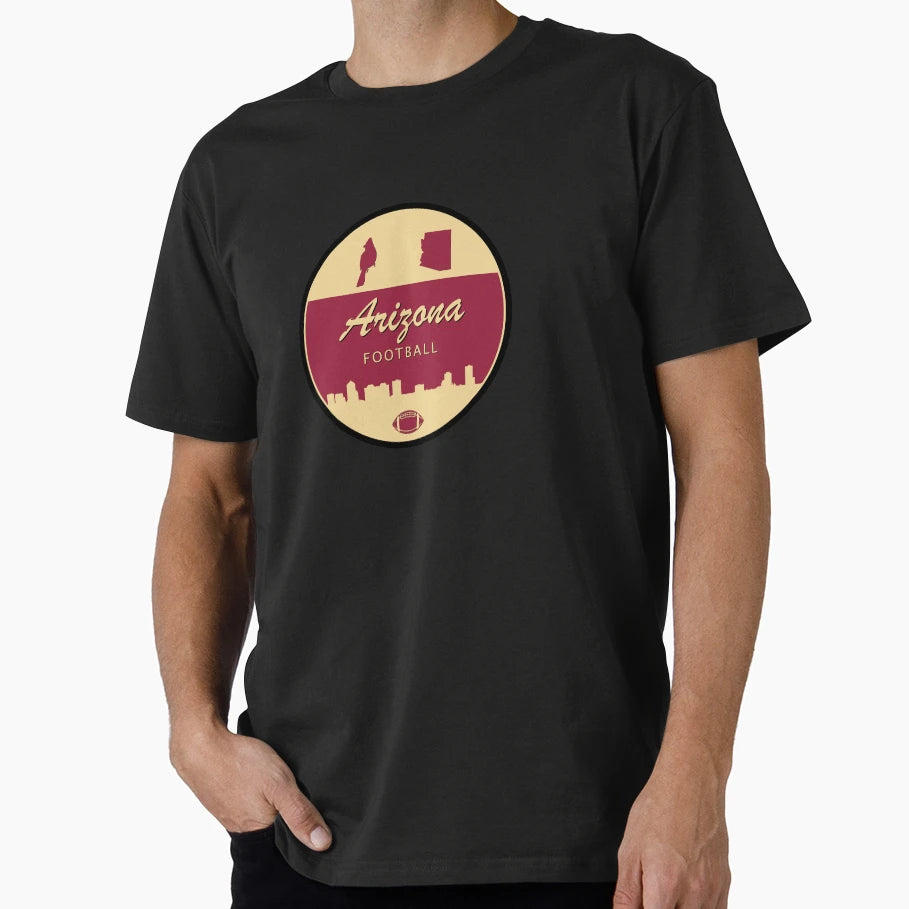 Arizona Football Minimal Circle T-Shirt - Streetwear Style Unisex - T-Shirt, Sweatshirt, Hoodie