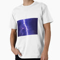 Lightning Strike T-Shirt - Custom Art Print Unisex - T-Shirt, Sweatshirt, Hoodie