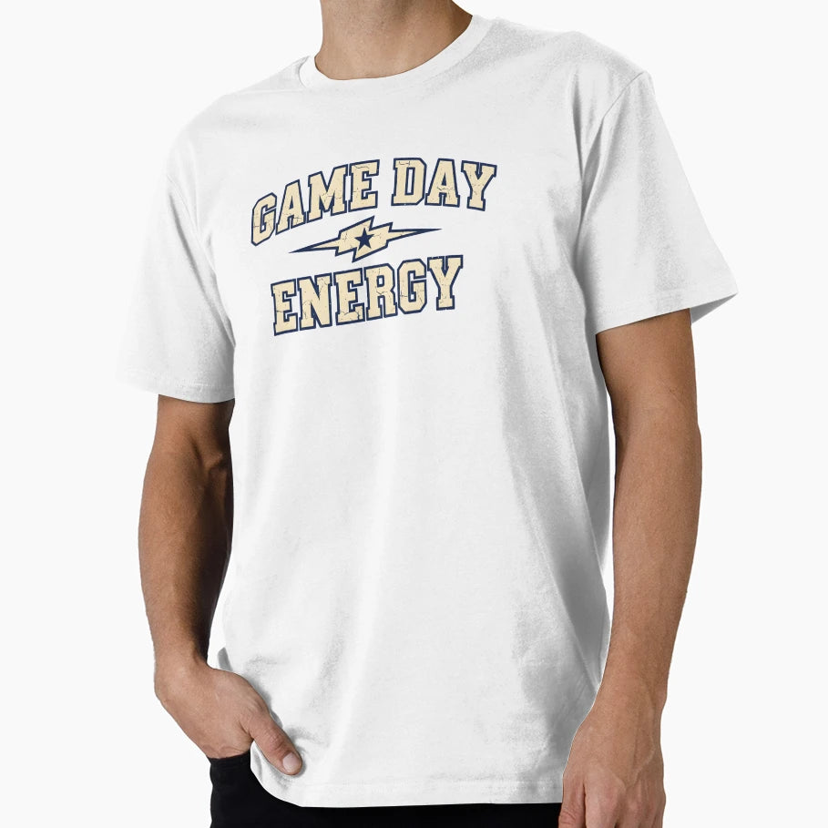 Game Day Energy Varsity Football T-Shirt - Streetwear Style Unisex - T-Shirt, Sweatshirt, Hoodie