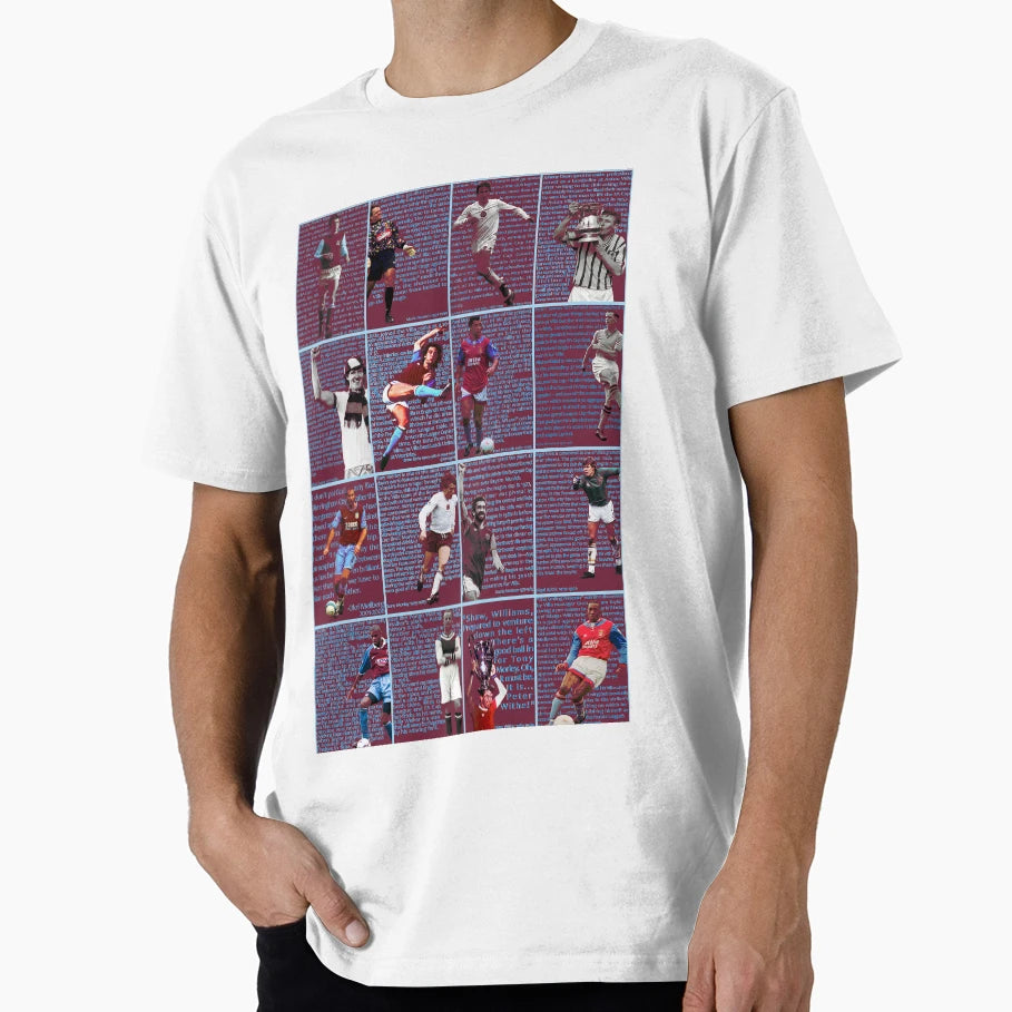 Aston Villa Football Club Legends Prints T-Shirt - Graphic Print Unisex - T-Shirt, Sweatshirt, Hoodie