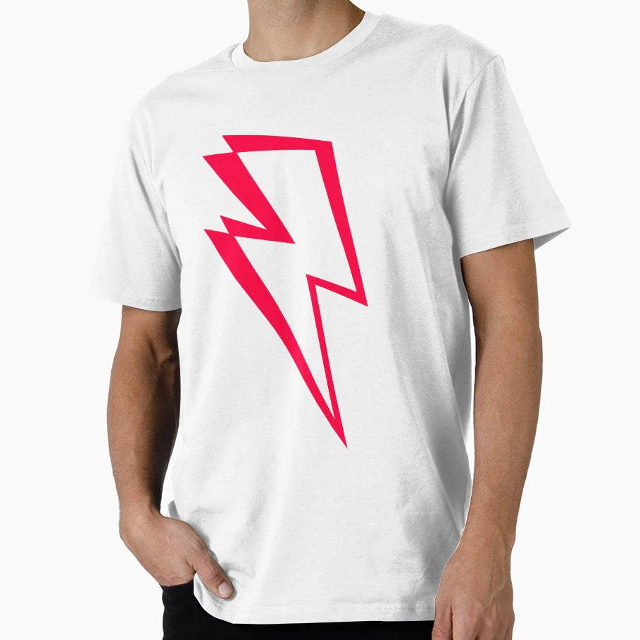 Lightning Strike Fucsia Geometric T-Shirt - Casual Everyday Wear Unisex - T-Shirt, Sweatshirt, Hoodie