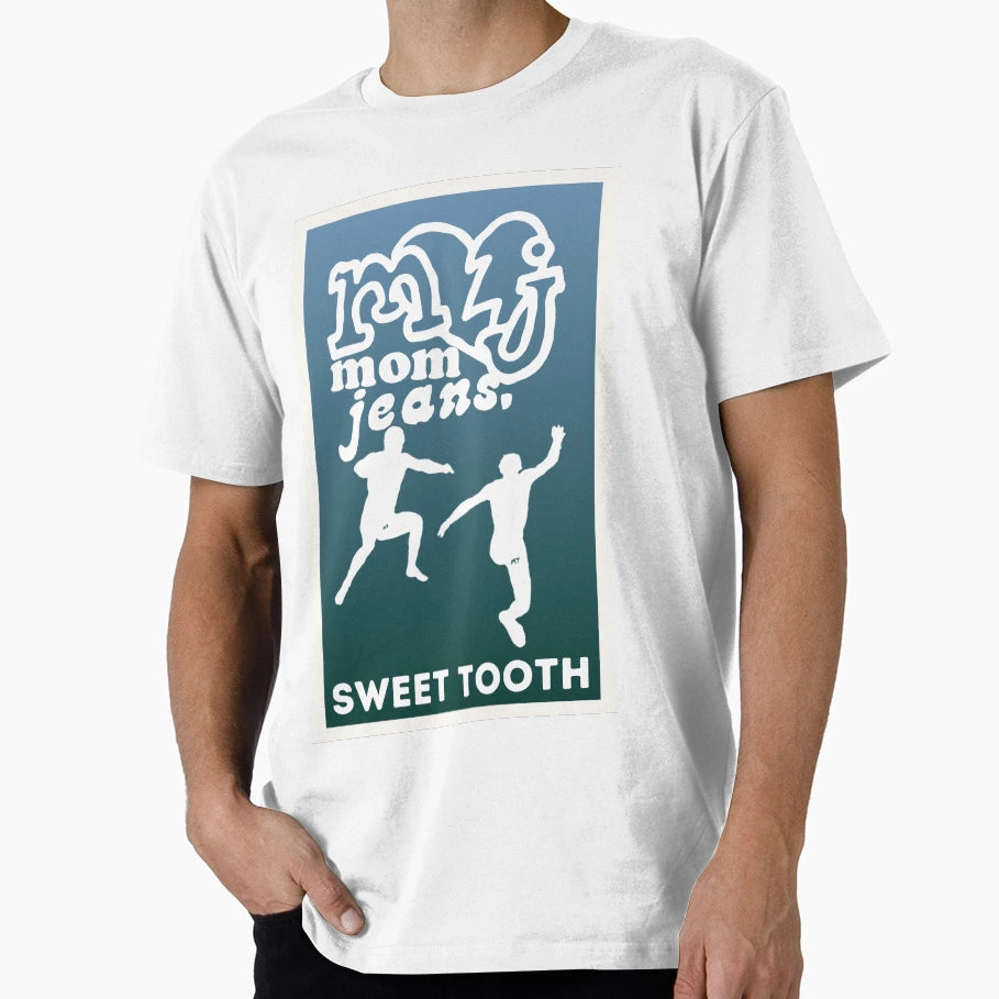 Mom Jeans Sweeth Tooth Minimalist Wall T-Shirt - Novelty Apparel Men Women - T-Shirt, Sweatshirt, Hoodie