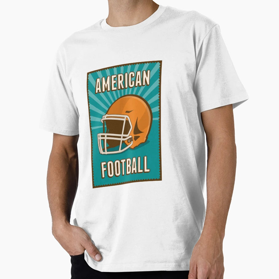 American Football Helmet T-Shirt - Streetwear Style Men Women - T-Shirt, Sweatshirt, Hoodie