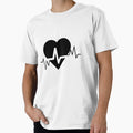 Heartbeat T-Shirt - Custom Art Print Men Women - T-Shirt, Sweatshirt, Hoodie