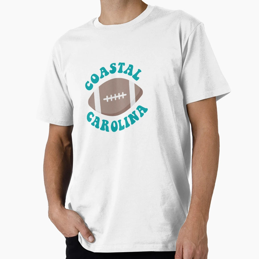 Coastal Carolina University Football T-Shirt - Fun Novelty Design Men Women - T-Shirt, Sweatshirt, Hoodie